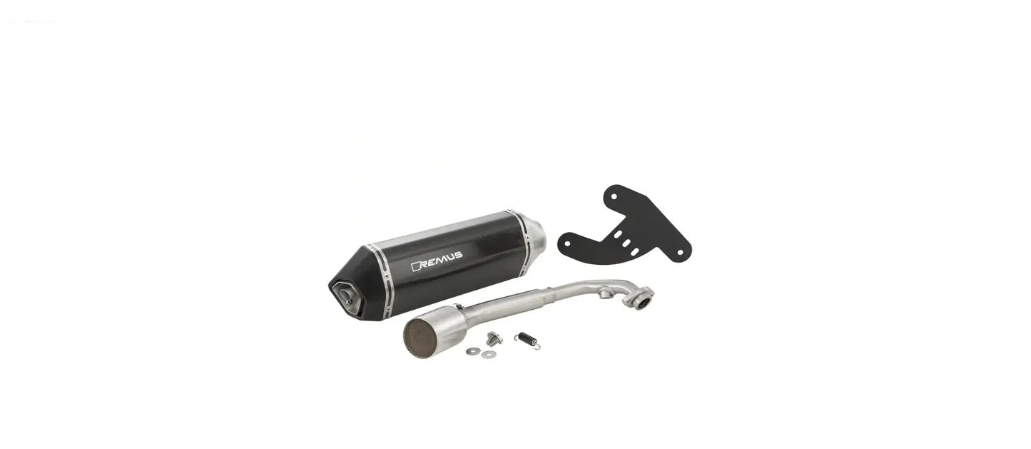 Racing Exhaust REMUS Carbon | Vespa GTS/GTS Super 125/150cc 4T LC iGet (`16-`20) Remus Falan Parts