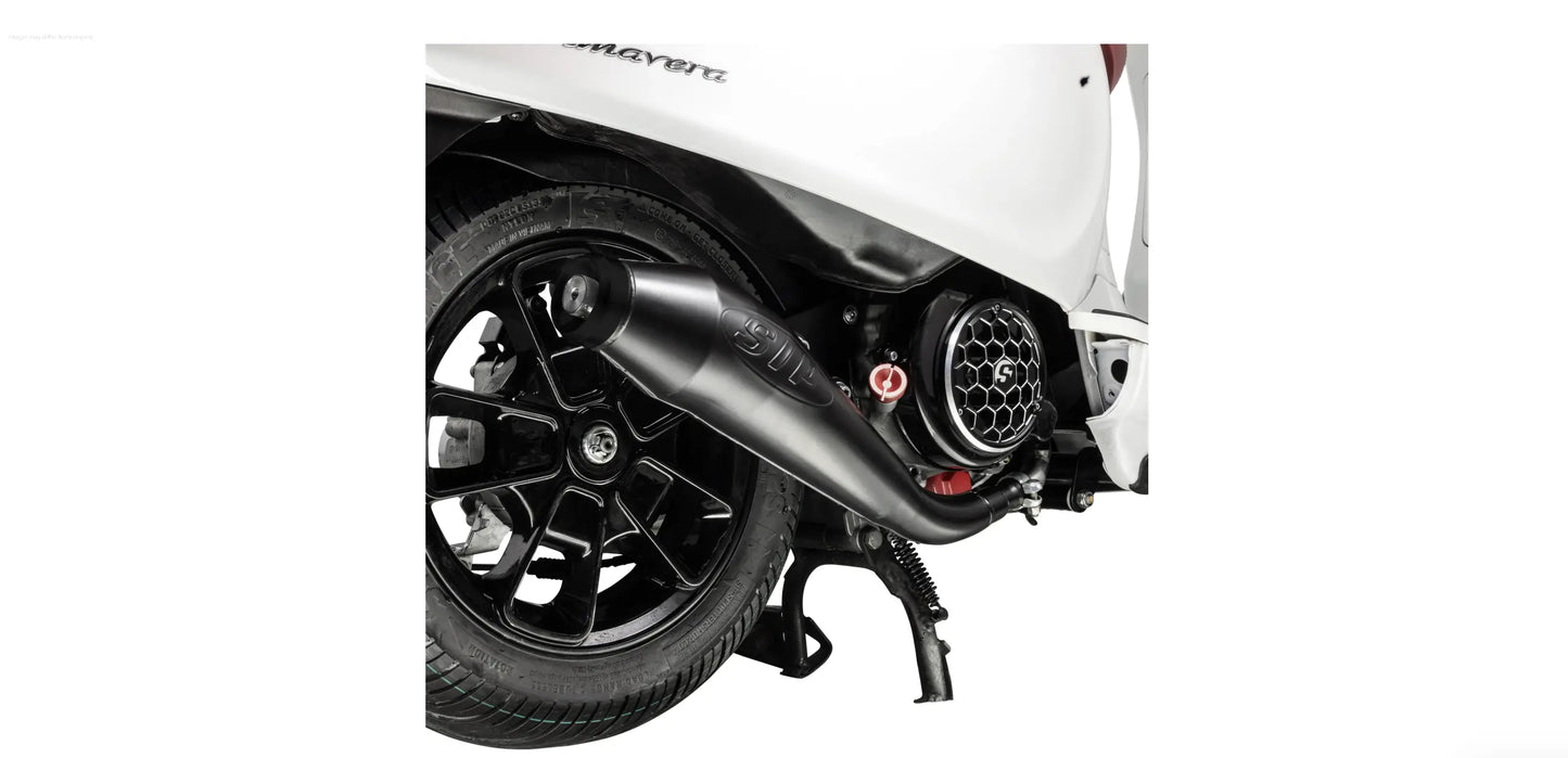 Racing Exhaust SIP | Vespa Primavera/Sprint 125-150cc i.e. 3V 4T AC for PIAGGIO 3V LEM (Euro3)/iGet (Euro4/Euro5) SIP Falan Parts