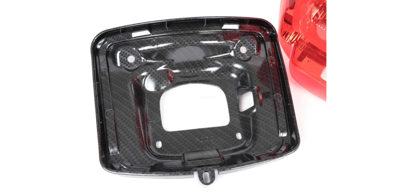 Rear Light including Frame MOTO NOSTRA Carbon Style | Vespa GTS 125-300cc MOTO NOSTRA Falan Parts