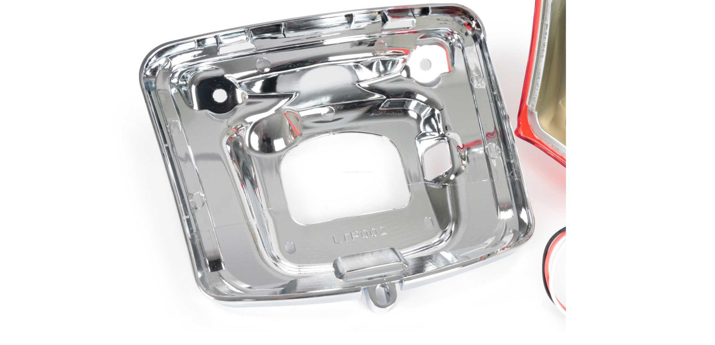 Rear Light including Frame MOTO NOSTRA Chrome | Vespa GTS 125-300cc MOTO NOSTRA Falan Parts