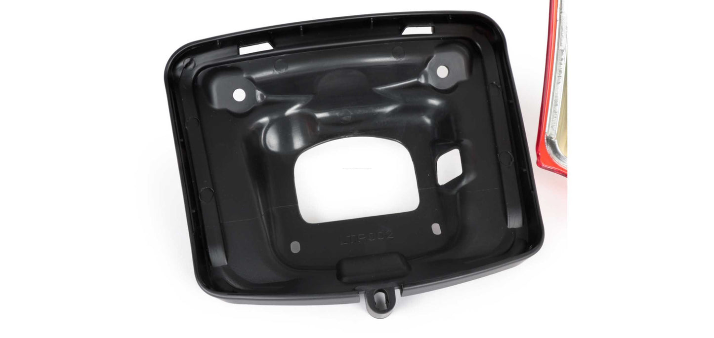 Rear Light including Frame MOTO NOSTRA Matt Black | Vespa GTS 125-300cc MOTO NOSTRA Falan Parts