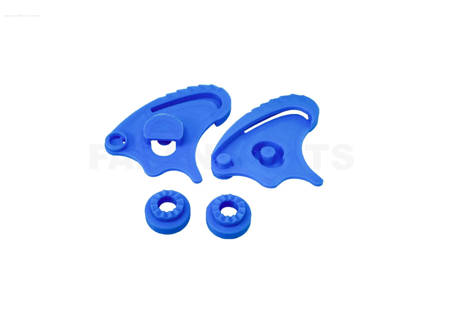Roof Boxer V8 Helmet Clip Set Blue Falan Parts Falan Parts