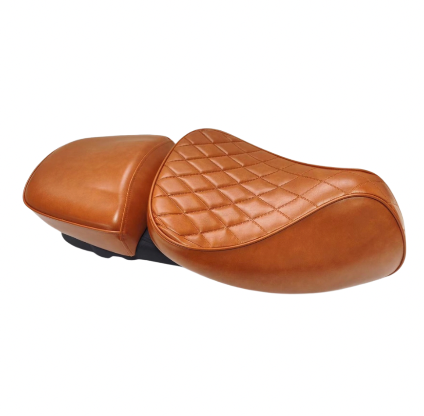 Duo Seat FP Parts Brown | Vespa GTS/GTS Super Sport/GTV/GT 60/GT/GT L 125-310cc Falan Parts Falan Parts