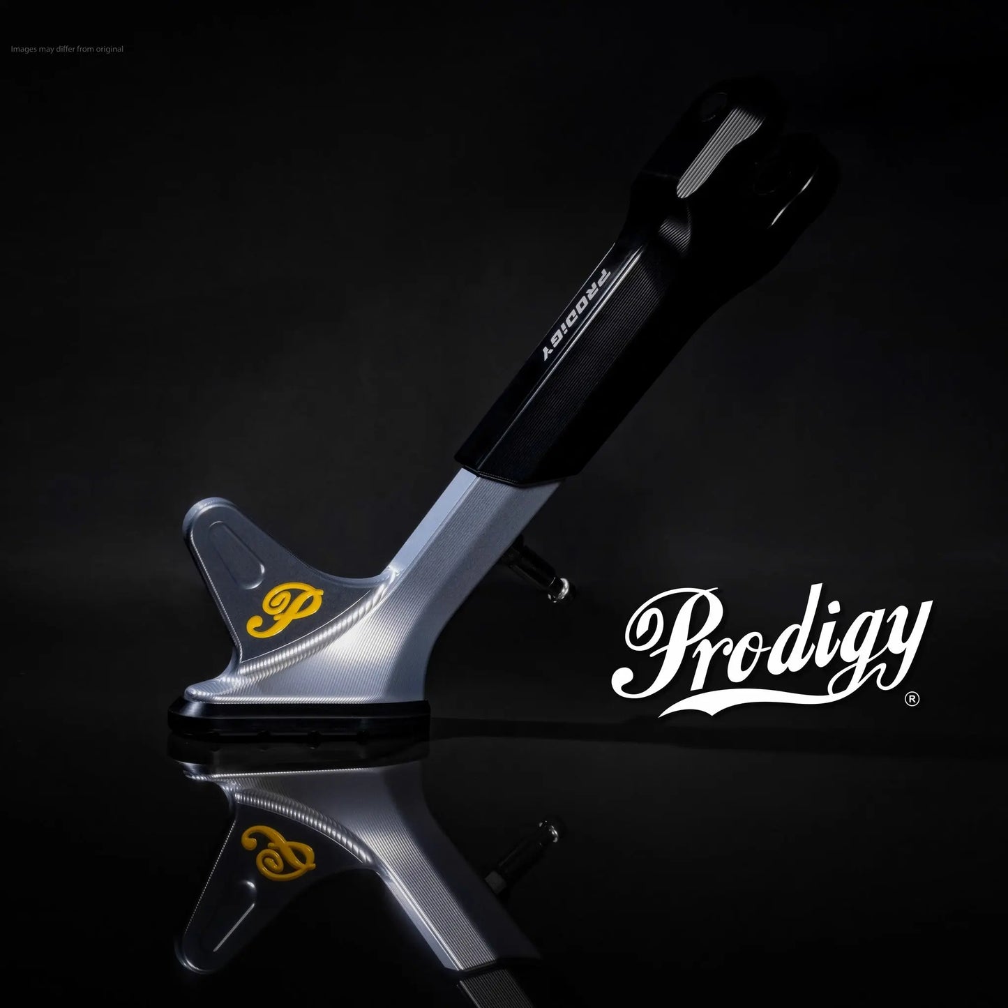 Side Stand PRODIGY CNC Silver | Vespa Primavera/Sprint/Elettrica 50-150cc Prodigy Falan Parts