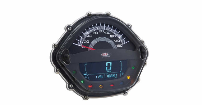 Speedometer/Rev Counter SIP Black | Vespa GTS/GT/GT L 125-200cc (carburattor model) SIP  Falan Parts