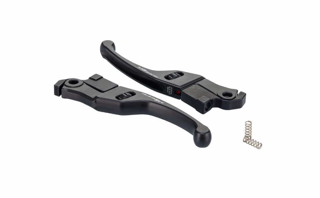 Sport Lever Set MG Biketec Black | Vespa GTS/GTS Super 125/300cc (`23-) MG Biketec Falan Parts