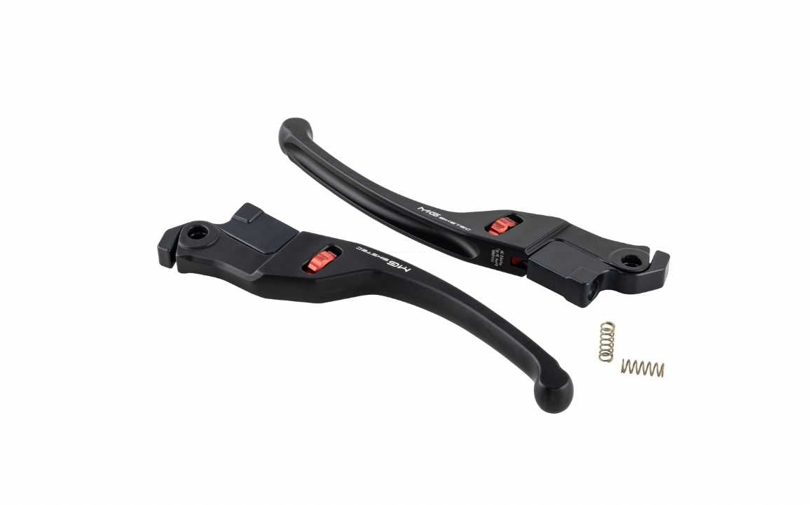 Sport Lever Set MG Biketec Black | Vespa GTS/GTS Super 125/300cc (`23-) MG Biketec Falan Parts