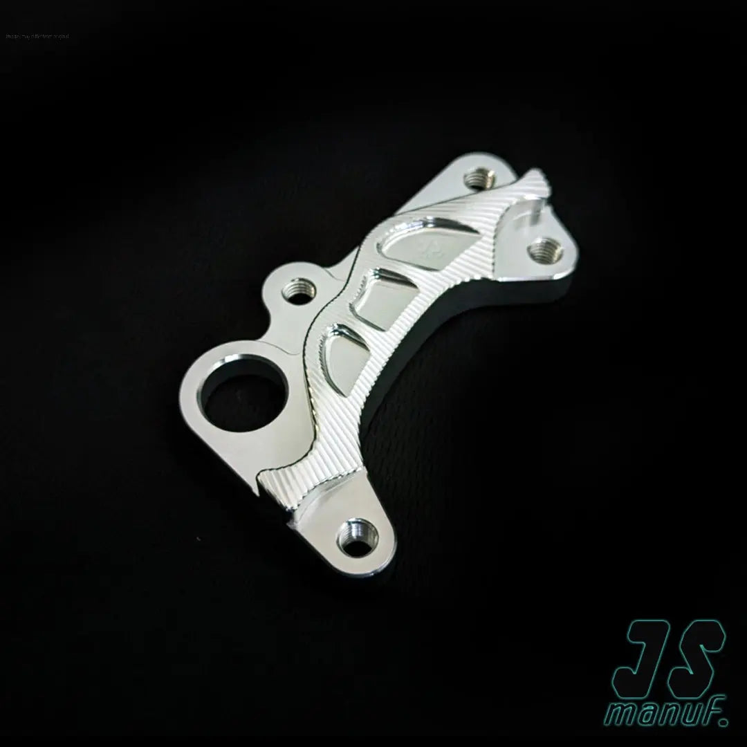 Adaptor JS Manuf 84mm Front Silver | Vespa Primavera/Sprint 50-150cc ('17-) JS Manuf Falan Parts