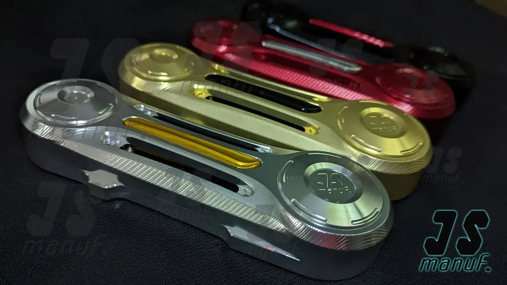 CNC Suspension Arm Cover JS Manuf | Vespa ET/LX/LXV/S/GTS/ Primavera/ Sprint 50-300cc JS Manuf Falan Parts