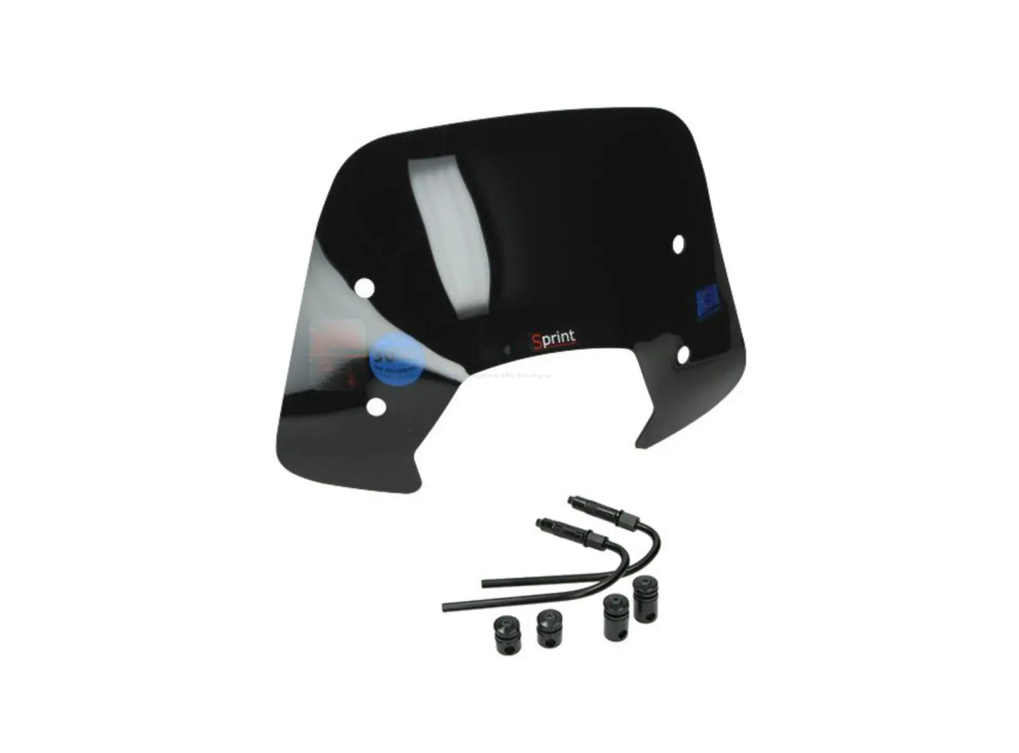 Wind Shield Gloss Black Low | Vespa Sprint 50-150cc FP Parts Falan Parts