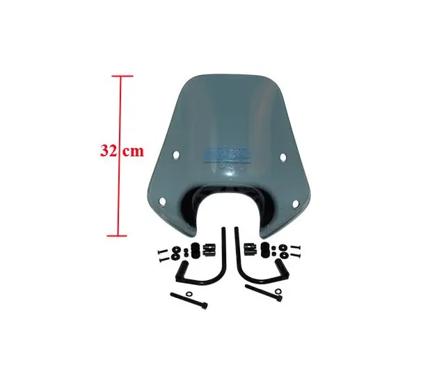 Windshield Low Piaggio Smoke | Piaggio Zip SP/2000 Models Piaggio Falan Parts