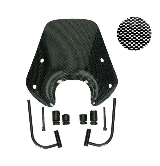 Windshield Regia Low Carbon Look | Piaggio Zip SP/2000 Models Regia Falan Parts