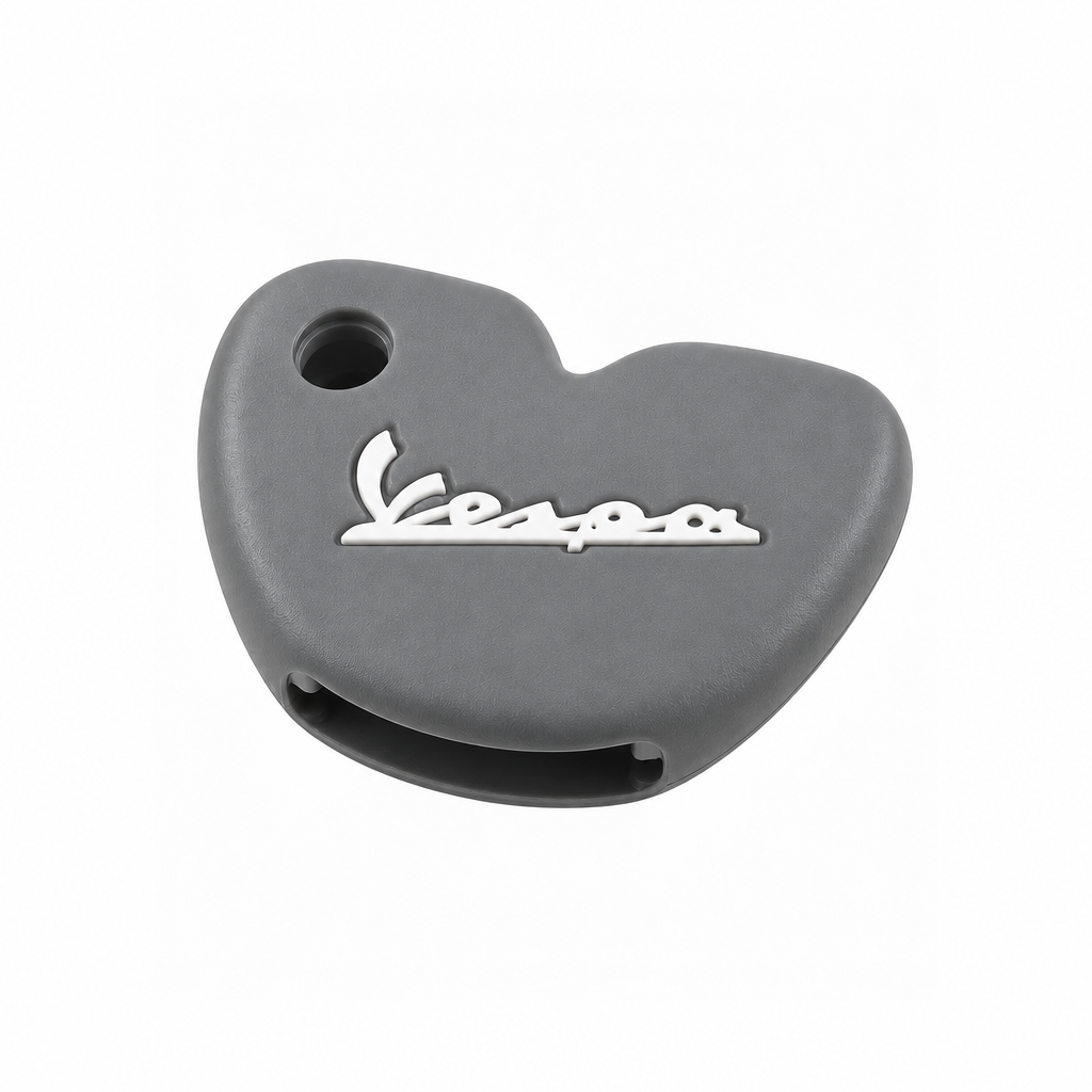 Key Cover Silicone Grey/White | Vespa Models FP Parts Falan Parts