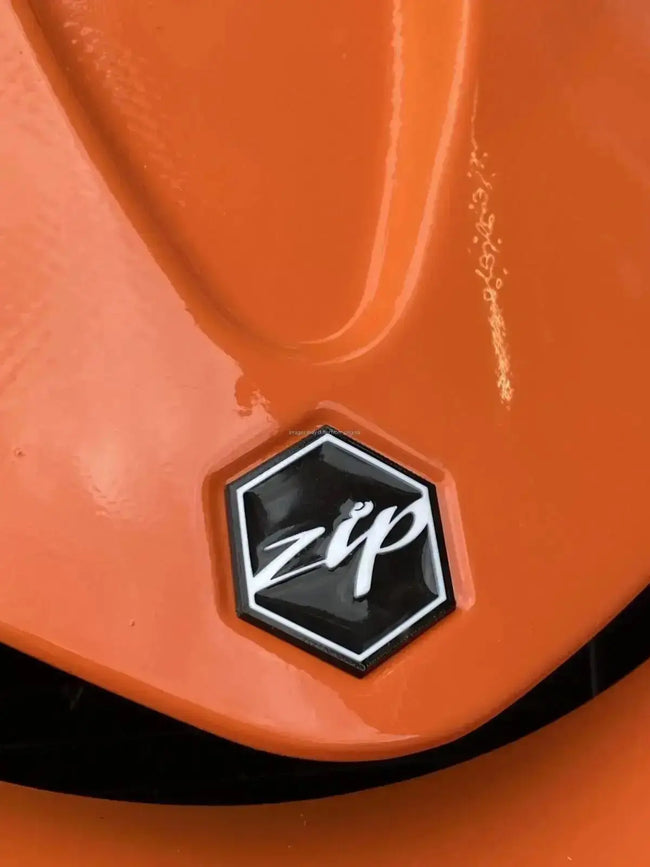 3D Logo Piaggio Custom Edition Orange | Piaggio ZIP Models Falan Parts  Falan Parts