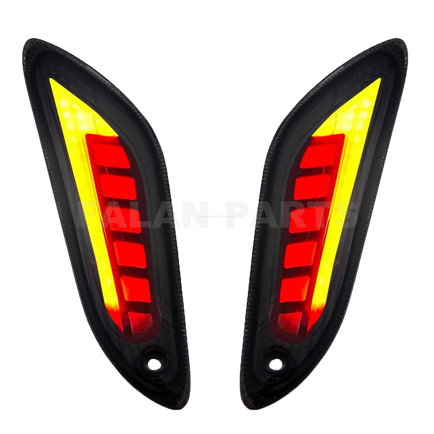 A-Plus flow Turn Signals Kit Indicator Smoked | Vespa Sprint/Primavera 50/150cc A-PLUS 179.95 Falan Parts