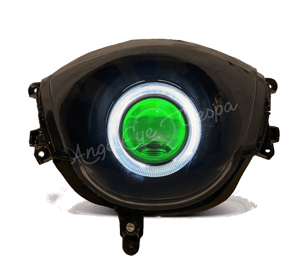 Angel Eye With Green Devil Eye (model 1) | Piaggio ZIP Angeleye Vespa 229.95 Falan Parts