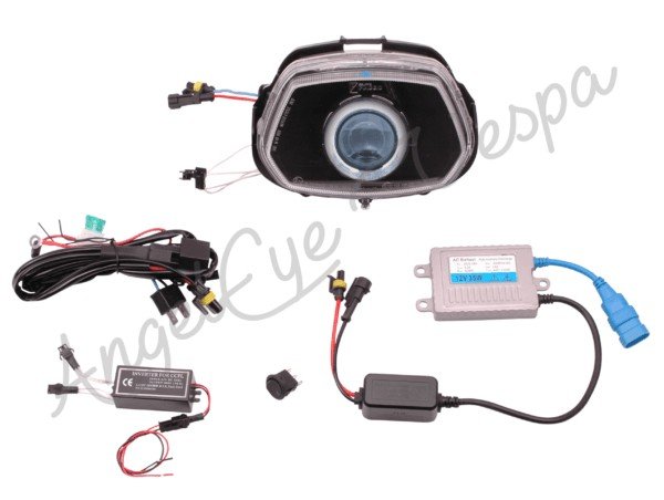 Angel Eye With White Devil Eye (model 1) | Vespa Sprint Angeleye Vespa 193.44 Falan Parts