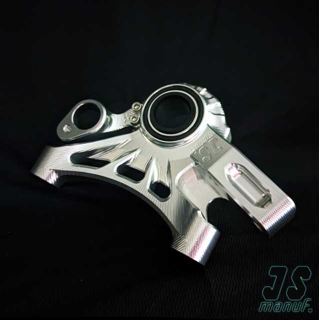 Axle Seating JS Manuf Silver | Vespa Primavera/Sprint/Elettrica 50-150cc ('17-) JS Manuf Falan Parts