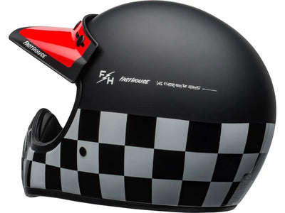 BELL Moto-3 Helmet Classic Fasthouse Checkers Black/White/Red BELL 289.50 Falan Parts