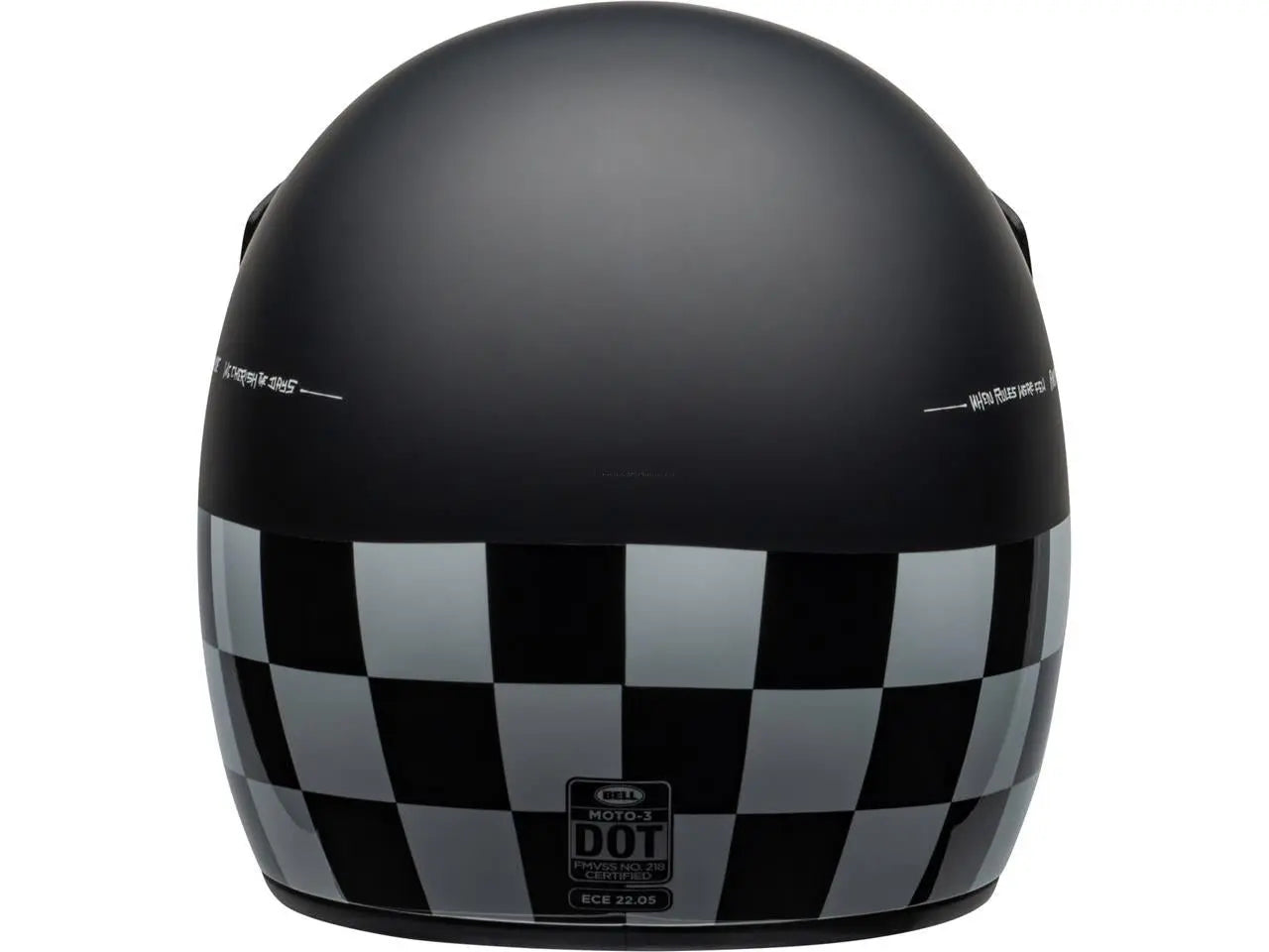 BELL Moto-3 Helmet Classic Fasthouse Checkers Black/White/Red BELL 289.50 Falan Parts