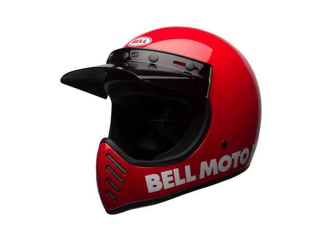 BELL Moto-3 Helmet Classic Red BELL  Falan Parts