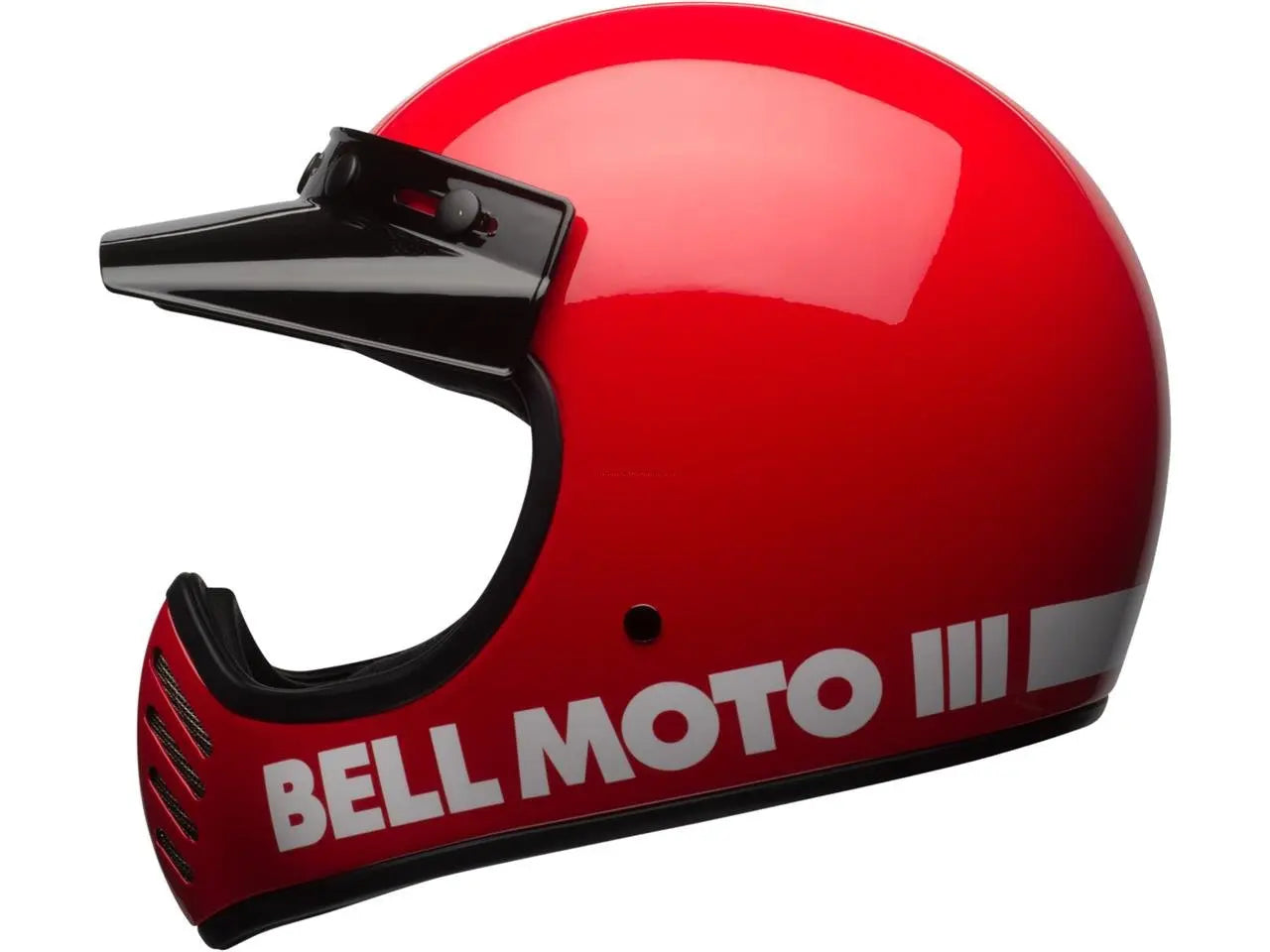 BELL Moto-3 Helmet Classic Red BELL 289.50 Falan Parts