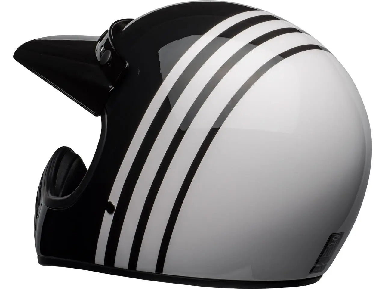 BELL Moto-3 Helmet Reverb Gloss White/Black BELL 289.50 Falan Parts