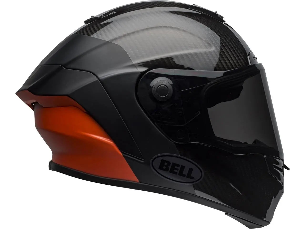 BELL Race Star Flex Helmet Carbon Lux Matte/Gloss Black/Orange – Falan Parts