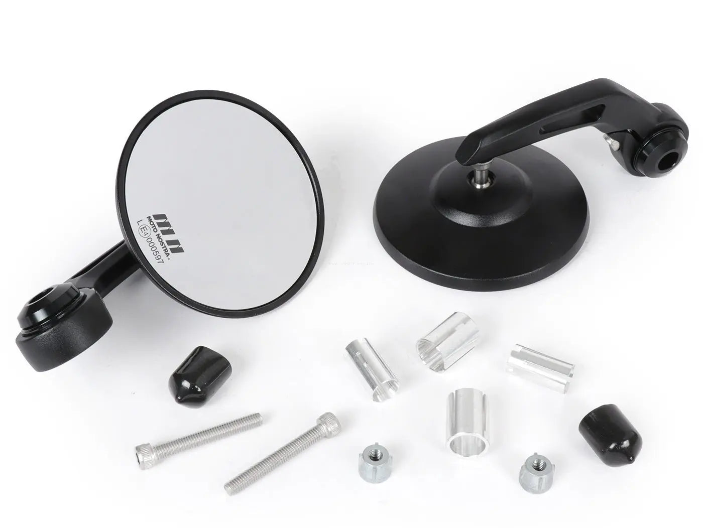 Bar-End Mirror Set MOTO NOSTRA Black | Vespa / Piaggio Universal MOTO NOSTRA 119.95 Falan Parts