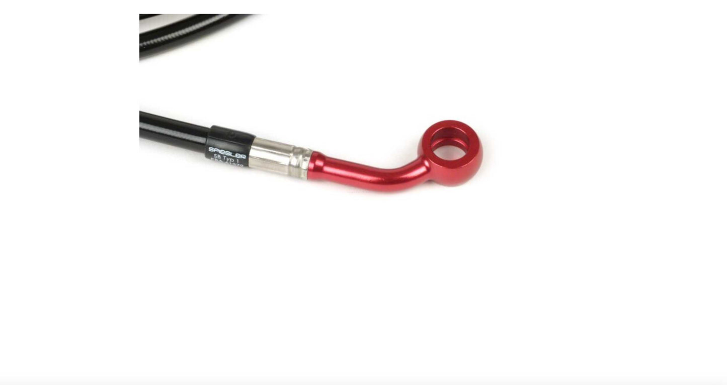 Brake hose rear SPIEGLER black | Vespa GTS 125-300cc SPIEGLER Falan Parts