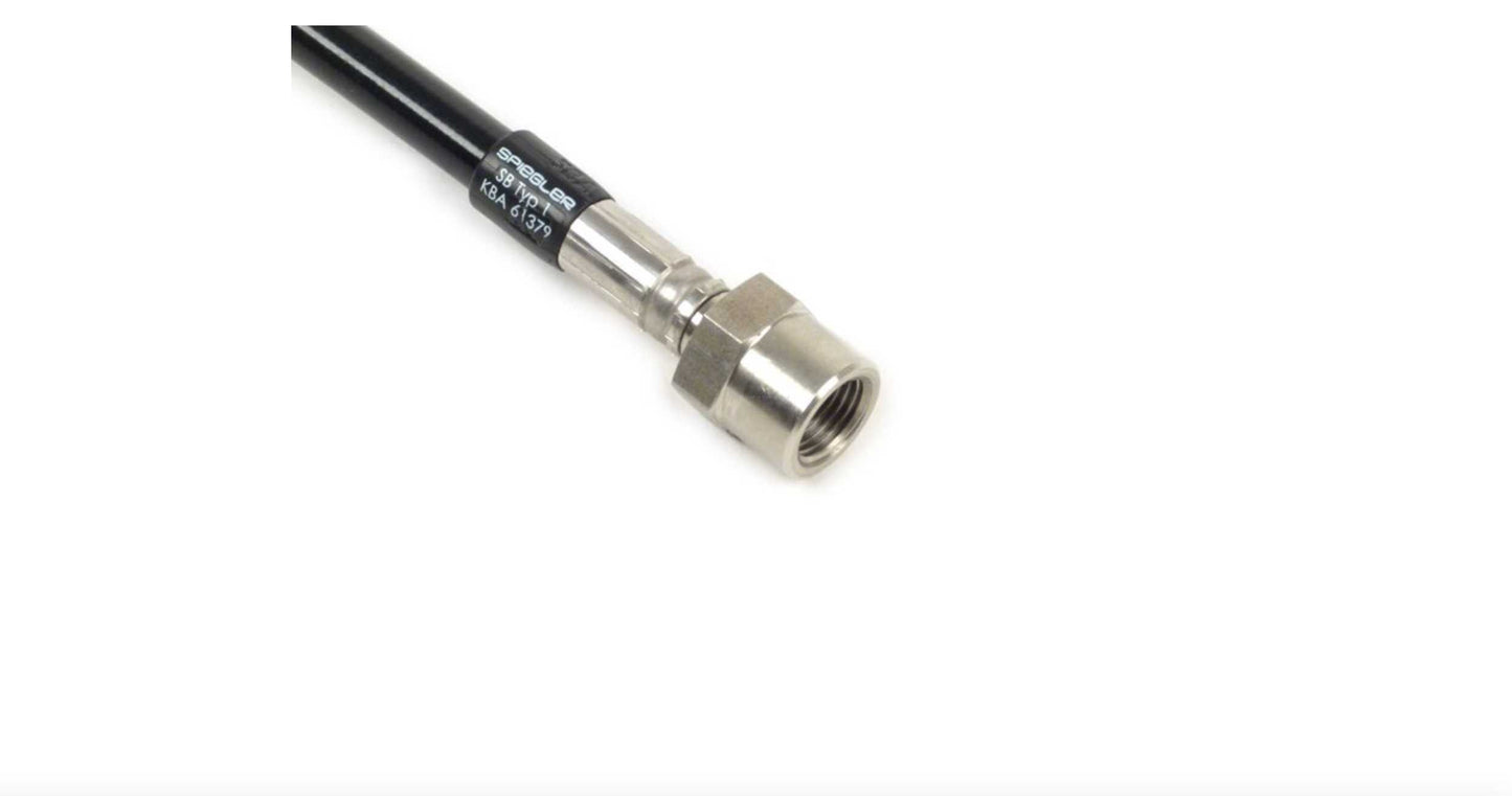 Brake hose rear SPIEGLER black | Vespa GTS 125-300cc SPIEGLER Falan Parts