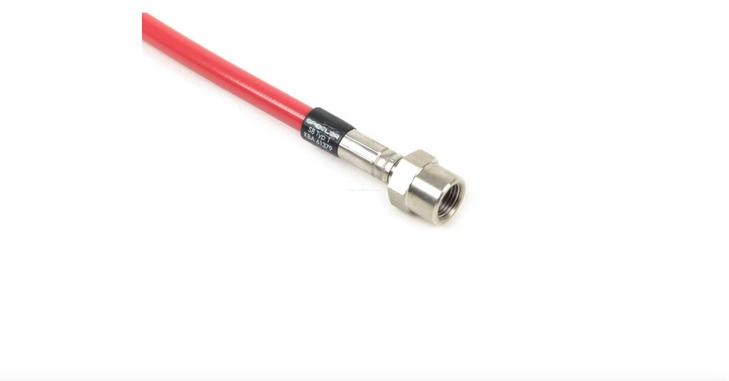 Brake hose rear SPIEGLER red | Vespa GTS 125-300cc SPIEGLER Falan Parts