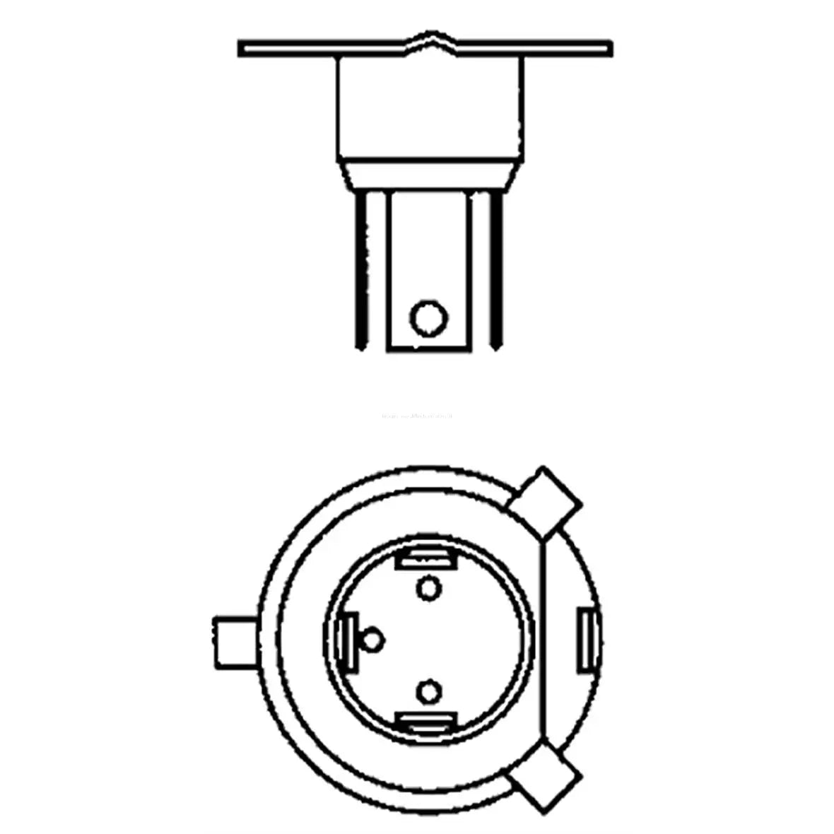 Bulb "Power White" 12V/60/55W P43T | Piaggio/Vespa Models SIP 36.30 Falan Parts