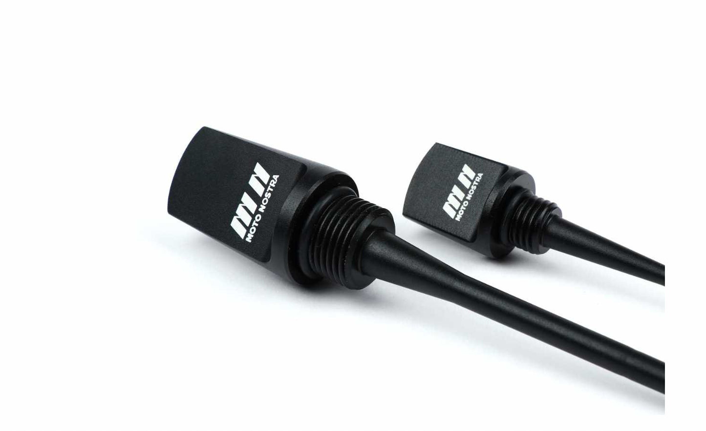 CNC Dipstick Set Engine + Gearbox Oil MOTO NOSTRA Matt Black | Vespa GTS HPE/GTS Super/GTS Super Sport 125-300cc MOTO NOSTRA Falan Parts