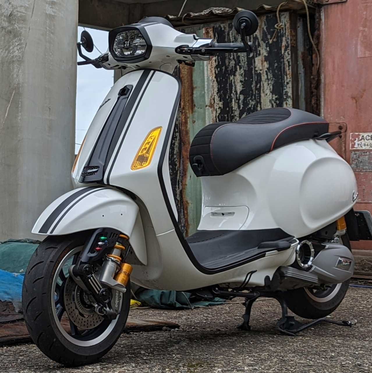 CNC Horn Cover JS Manuf | Vespa Sprint / Primavera 50-150cc ('14-) JS Manuf 349.99 Falan Parts