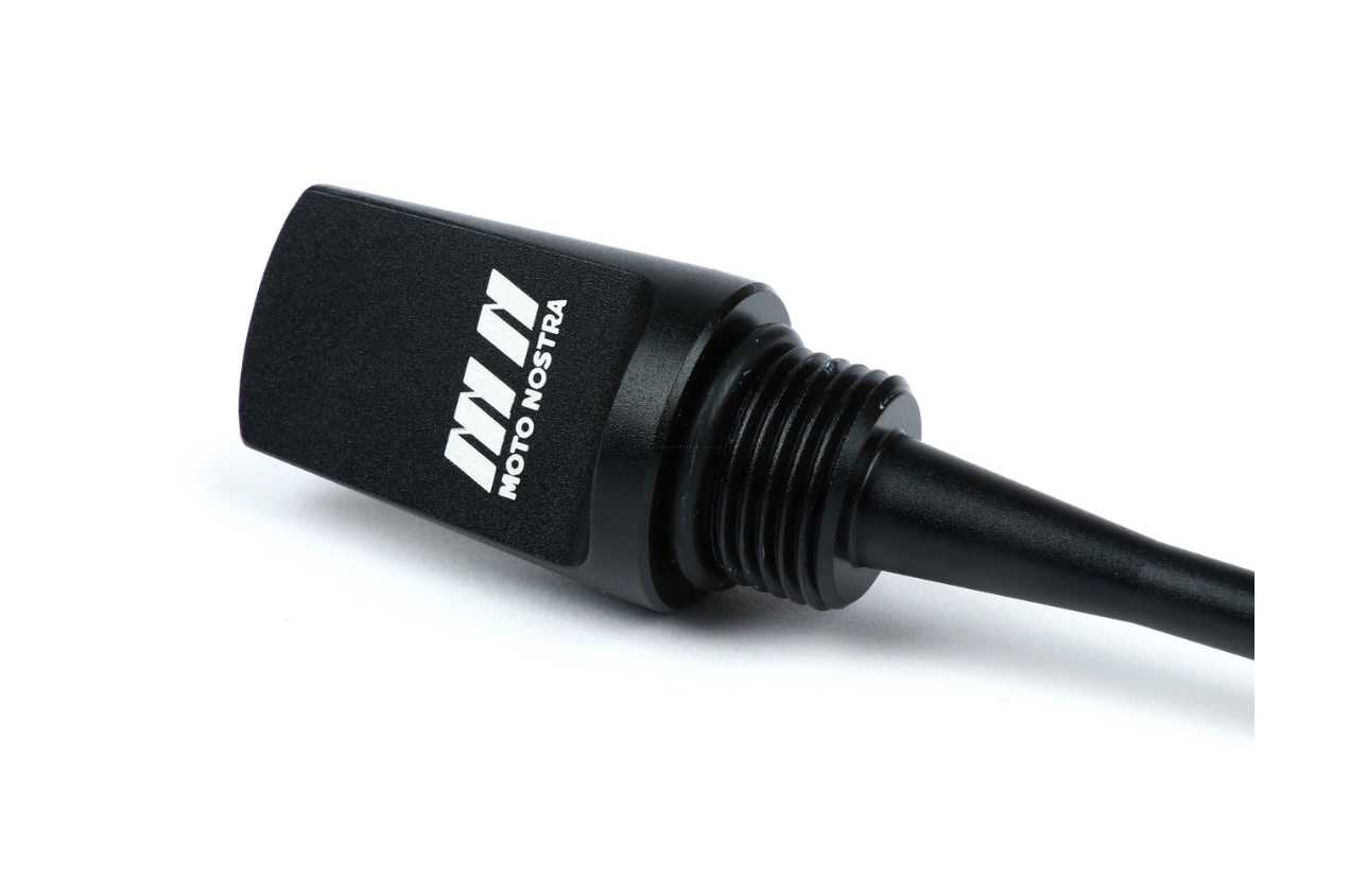 CNC Oil Dipstick Filler-Plug Moto Nostra Matt Black | Vespa GTS HPE/ GTS Super Sport/GTV 125-300cc MOTO NOSTRA Falan Parts