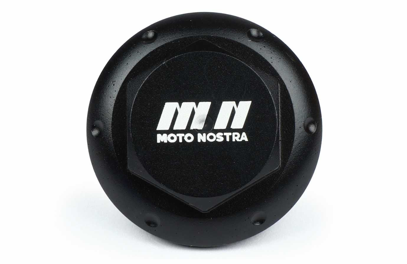 CNC Oil Drain Plug MOTO NOSTRA Matt Black | Piaggio / Vespa Models 125-500cc MOTO NOSTRA Falan Parts