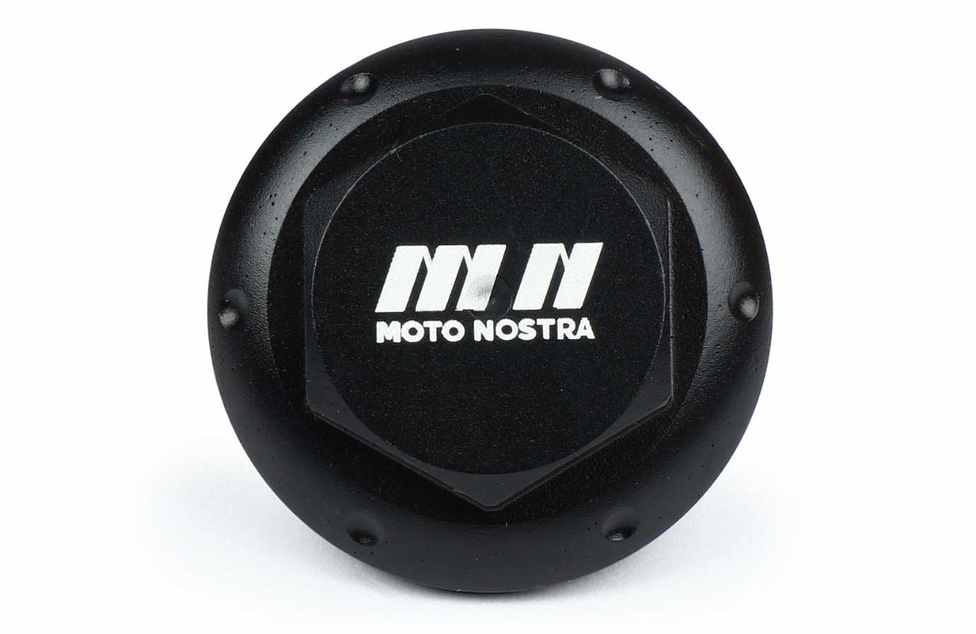 CNC Oil Drain Plug MOTO NOSTRA Matt Black | Piaggio / Vespa Models 125-500cc MOTO NOSTRA  Falan Parts