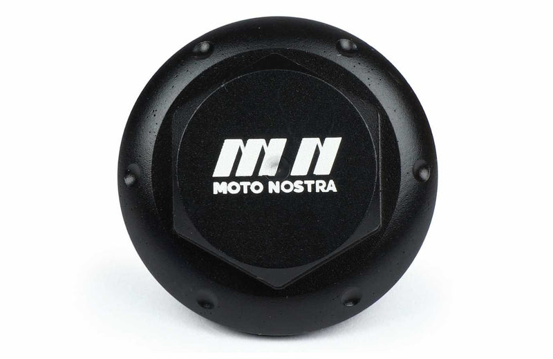 CNC Oil Drain Plug MOTO NOSTRA Matt Black | Piaggio / Vespa Models 125-500cc MOTO NOSTRA  Falan Parts