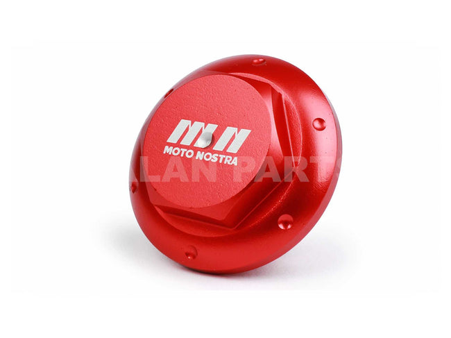 CNC Oil Drain Plug MOTO NOSTRA Red | Piaggio / Vespa Models 125-500cc MOTO NOSTRA  Falan Parts
