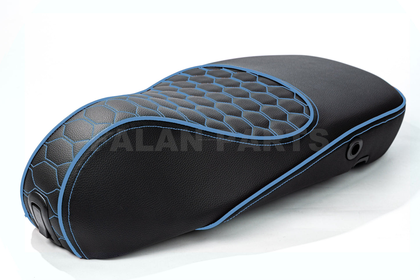 Custom Seat Deluxe Audi RS 50th Blue | Vespa Sprint/ Primavera 50/125/150cc Falan Parts 379.95 Falan Parts