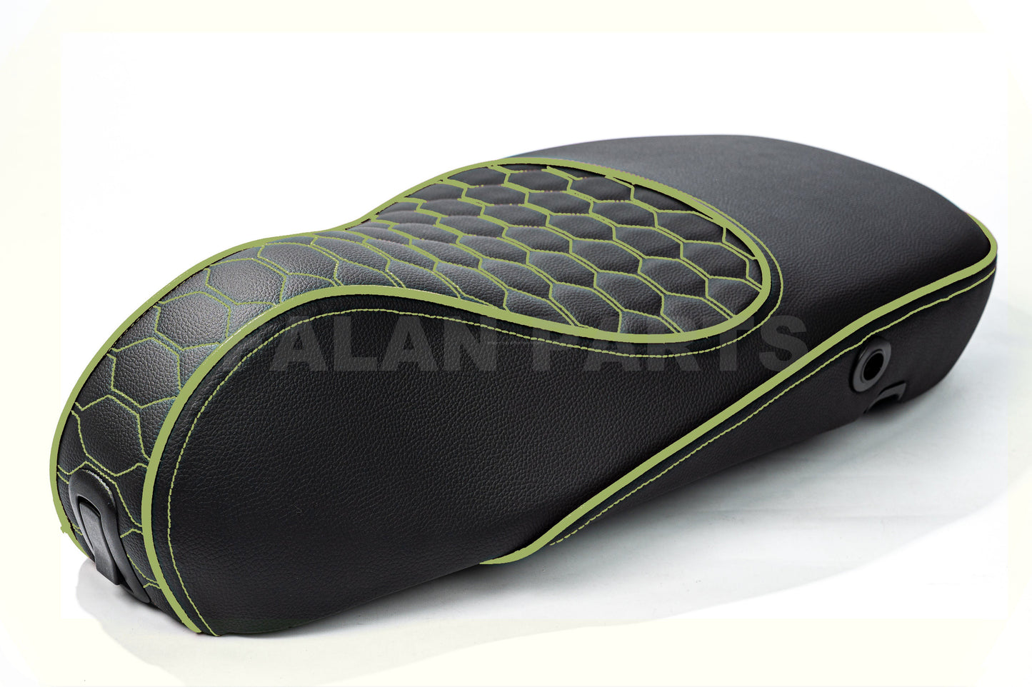 Custom Seat Deluxe Audi RS Green | Vespa Sprint/ Primavera 50/125/150cc Falan Parts 379.95 Falan Parts