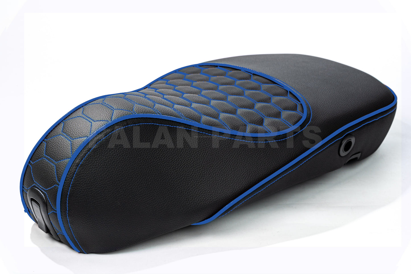 Custom Seat Deluxe Audi RS Matt Blue | Vespa Sprint/ Primavera 50/125/150cc Falan Parts 379.95 Falan Parts