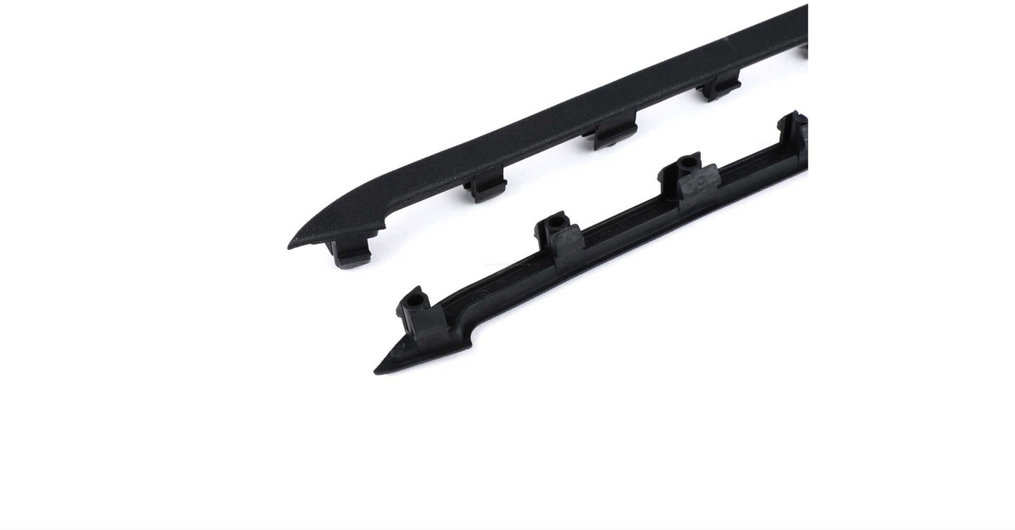 Floorboard strip set PIAGGIO black | Vespa GTS 125-300cc Piaggio Falan Parts