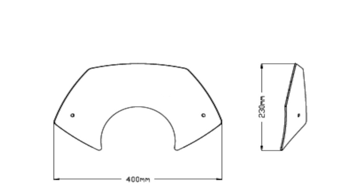 Flyscreen PUIG Sport | Vespa GTS/GTS Super/GT/GT L 125-300cc PUIG 120.32 Falan Parts