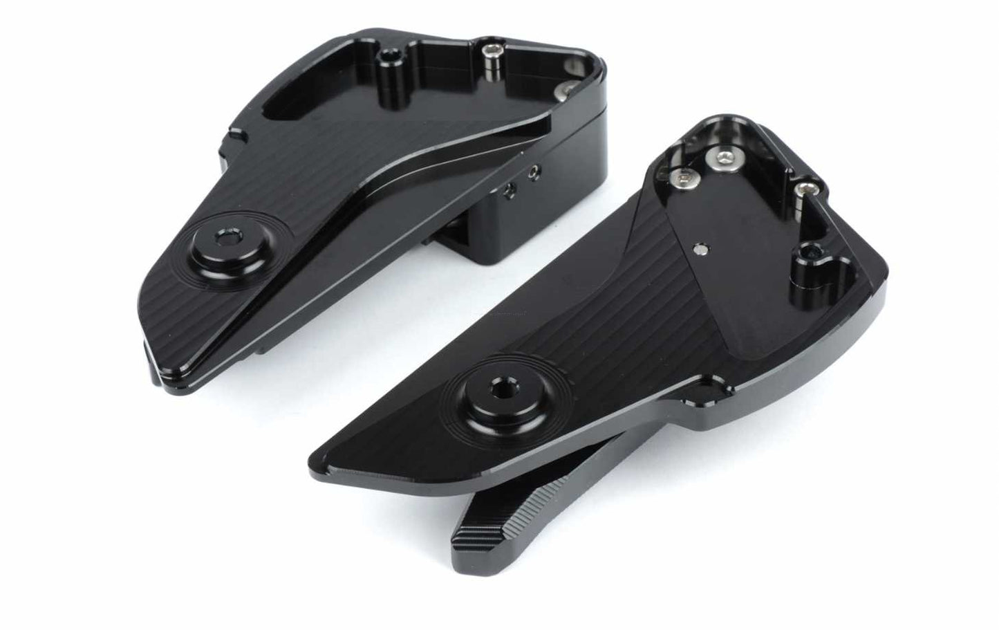 Foot Pegs CNC MOTO NOSTRA Gloss Black | Vespa Primavera/ Sprint 50-150cc MOTO NOSTRA Falan Parts