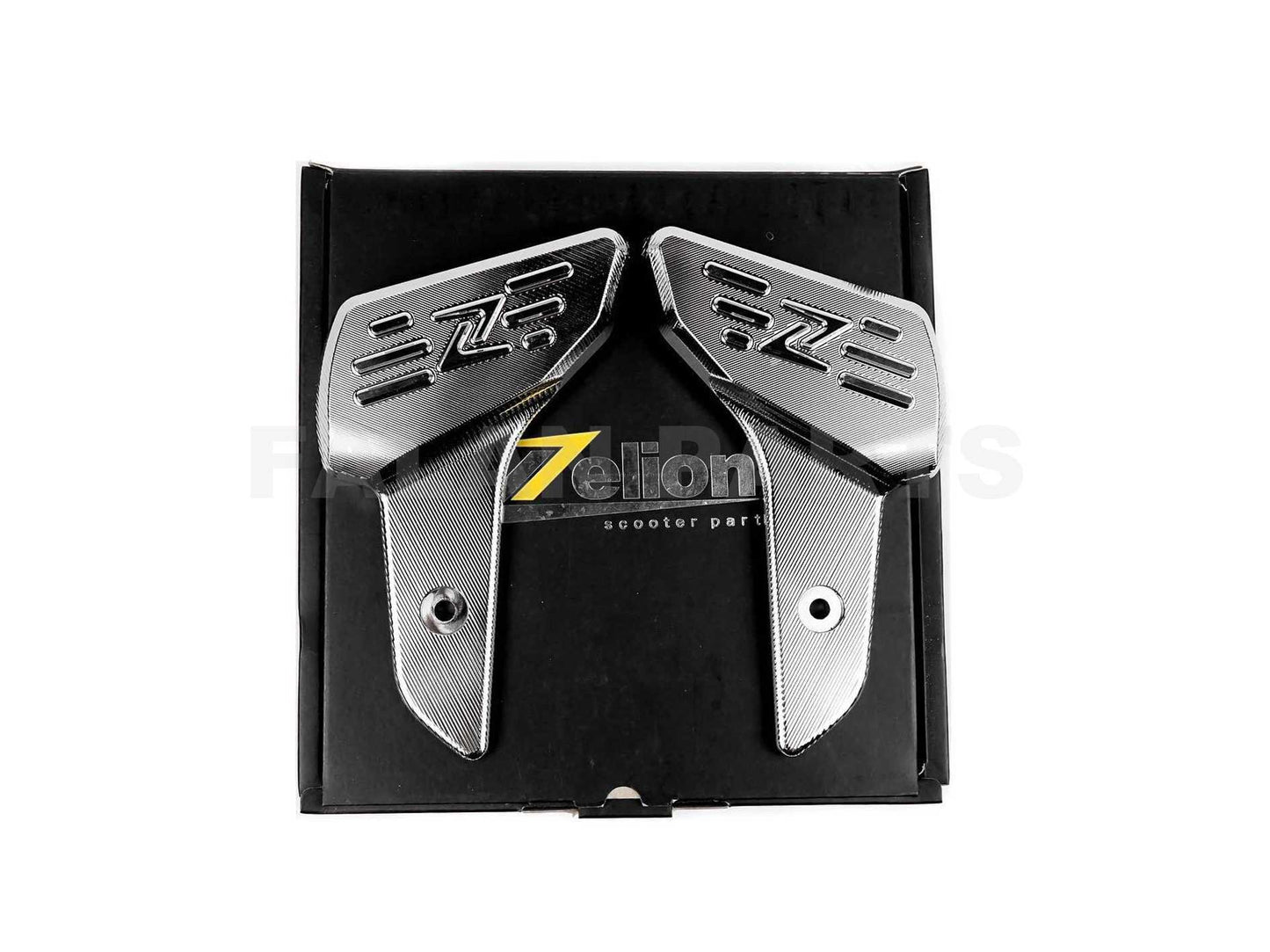 Foot Pegs ZELIONI Chrome | Vespa Primavera /Sprint 50-150cc 2T/4T AC Zelioni 126.95 Falan Parts