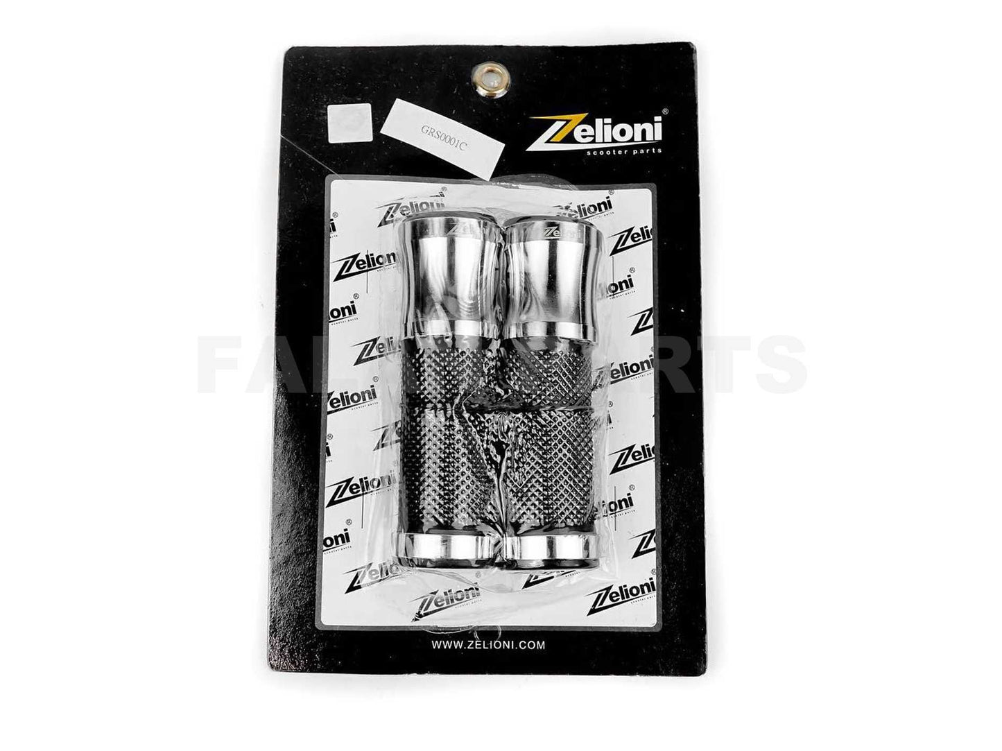 Grips ZELIONI Silver | Vespa SXL/ET/LX /LXV/S/ Primavera/Sprint/GTV/GT 60 Zelioni 55.89 Falan Parts