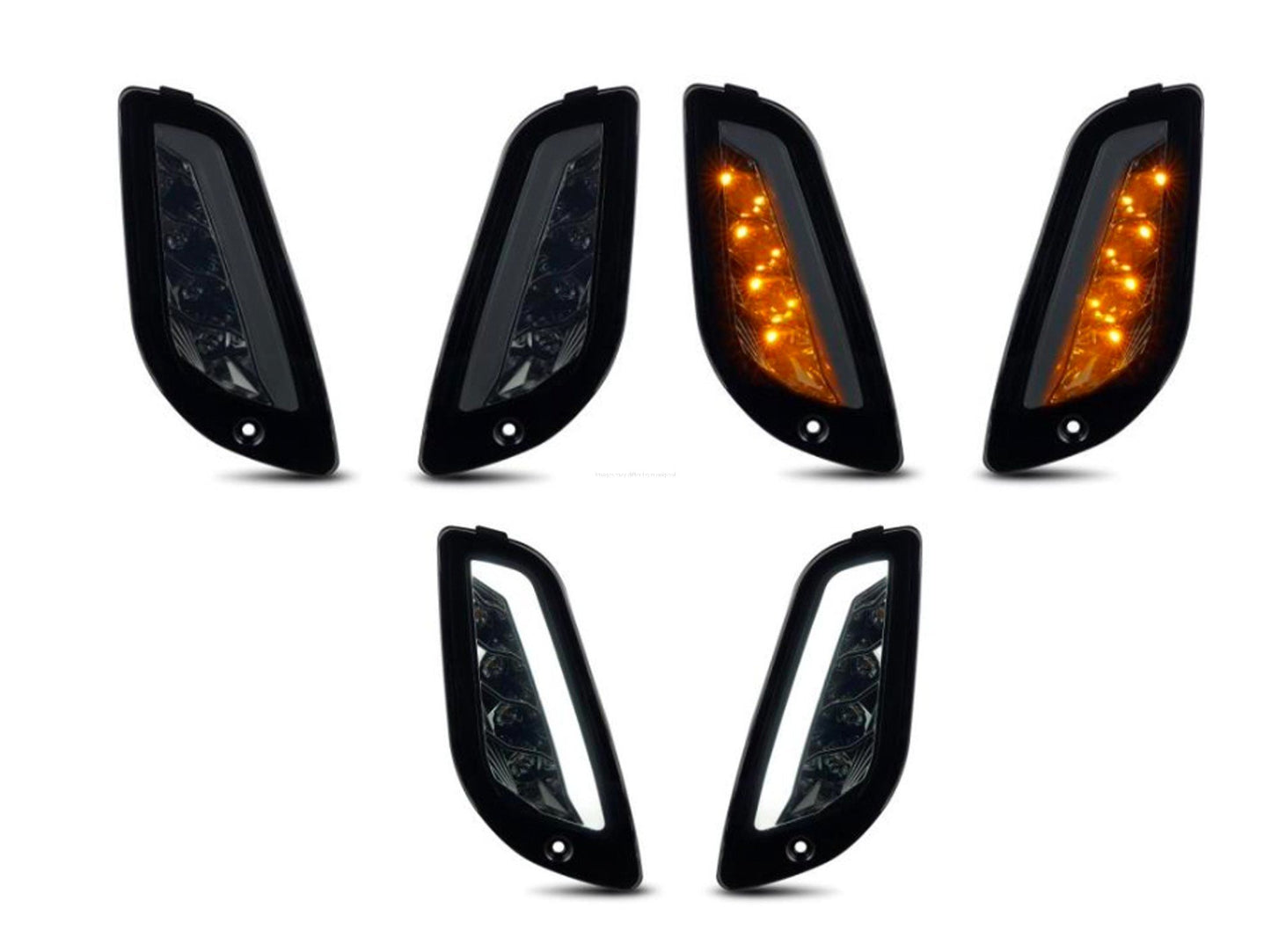 HD Corse Turn Signals Indicator Front Smoked | SXL/LX/LXV/S 50-150cc HD CORSE 154.95 Falan Parts