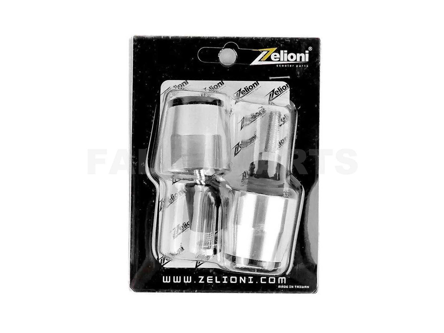 Handlebar End Weights ZELIONI Silver | Vespa Sprint/Primavera/S/LX/LXV Zelioni 49.99 Falan Parts